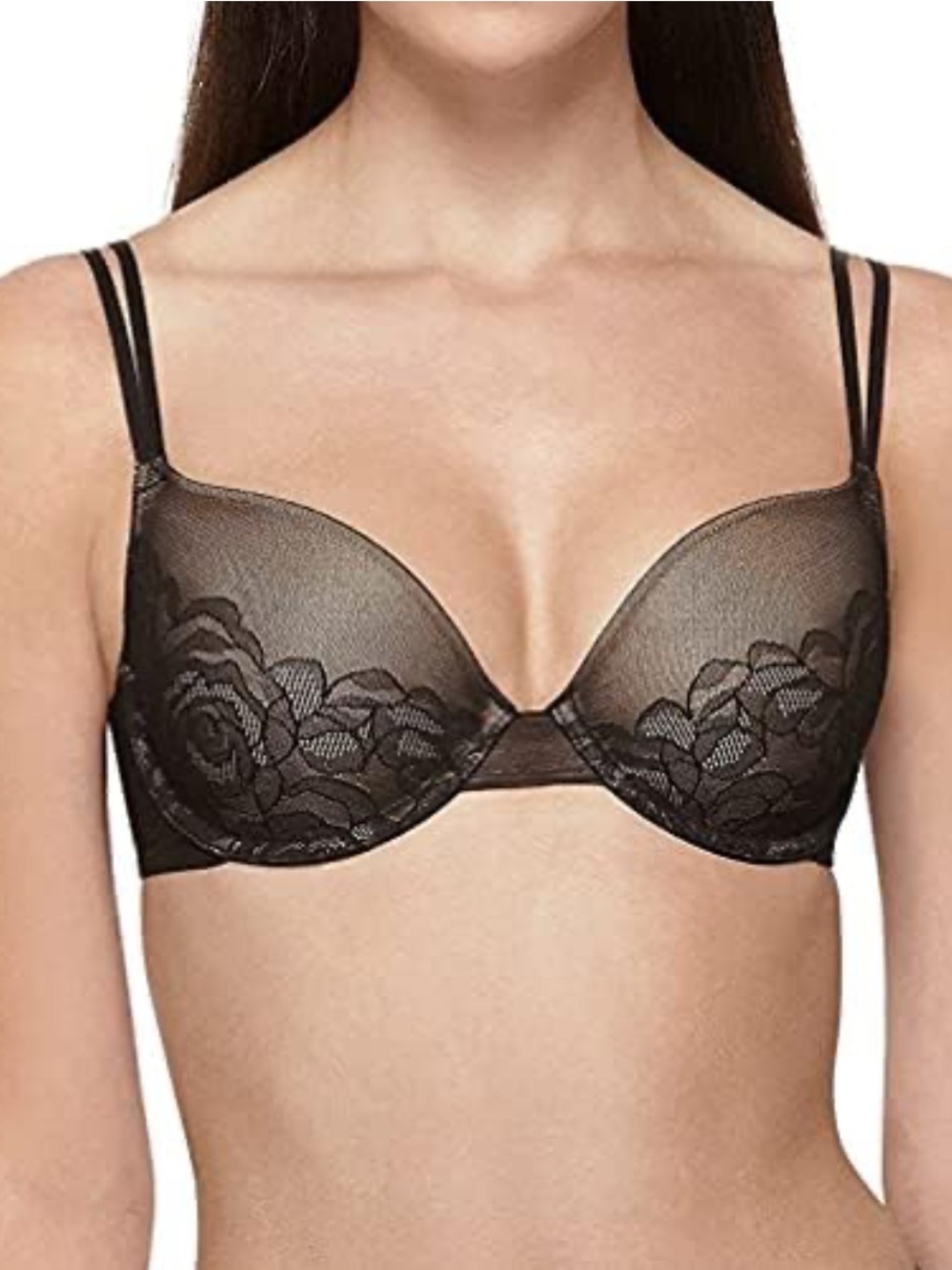 Wacoal Bra 34DD Black Lace
